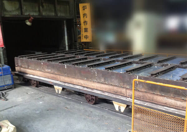 Bogie refractory material / inner plate renewal